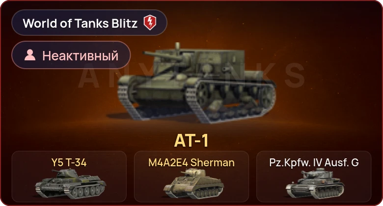 World of Tanks Blitz — Неактив | 3 Према 