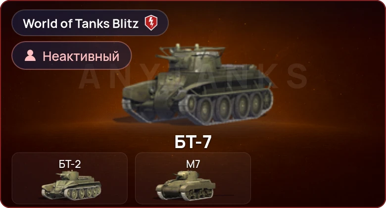 World of Tanks Blitz — Неактив | 0 Топов | 0 Премов 