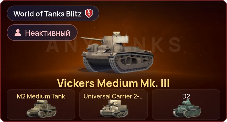 World of Tanks Blitz — Неактив | 3 Према 