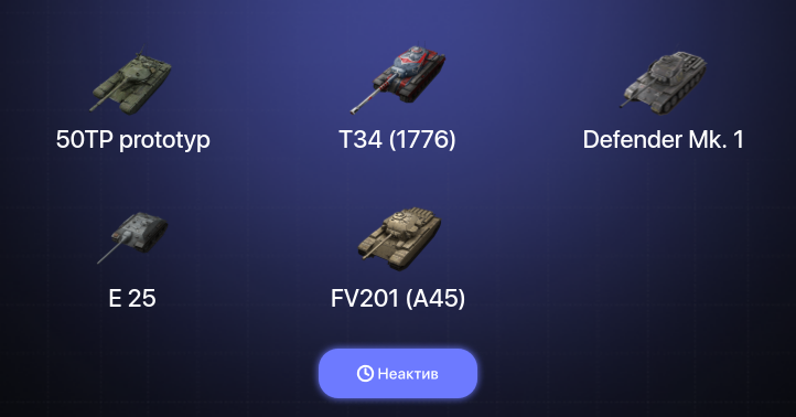 World of Tanks Blitz — Неактив | 15 Топов  