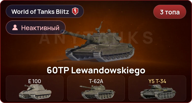 World of Tanks Blitz — Неактив | 3 Топа  