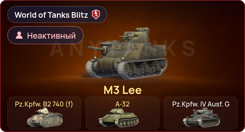 World of Tanks Blitz — Неактив | 3 Према 