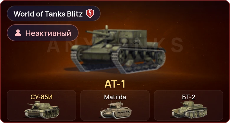 World of Tanks Blitz — Неактив | 2 Према 