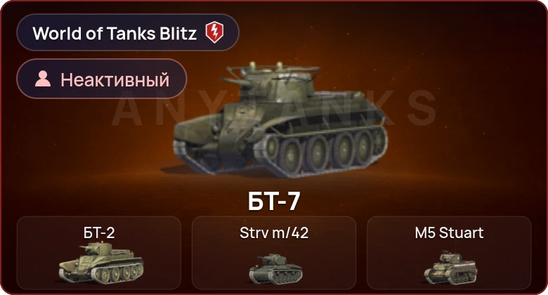 Аккаунт World of Tanks Blitz: Неактив | 0 Топов | 0 Премов 