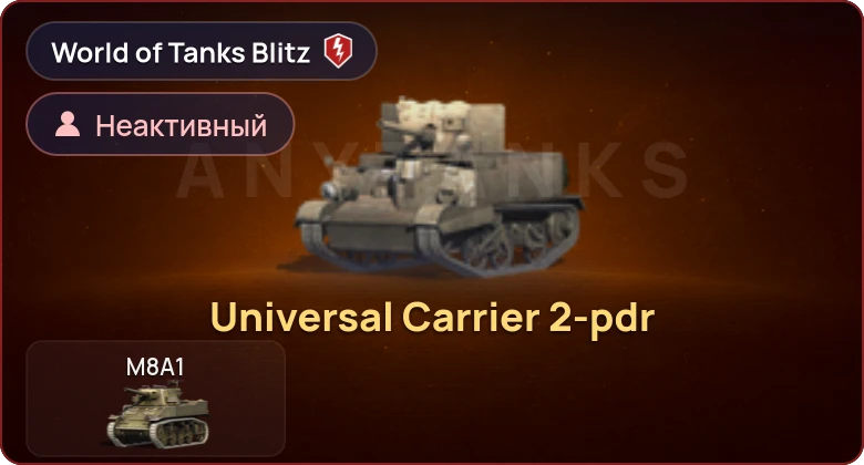 World of Tanks Blitz — Неактив | 1 Прем 