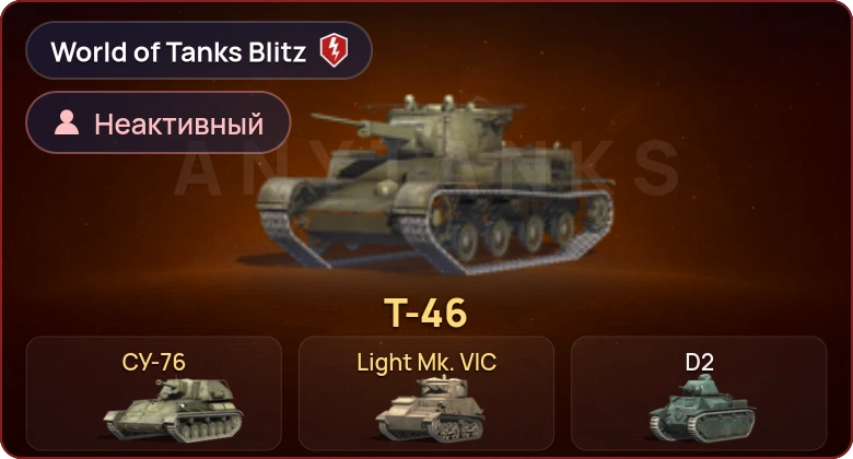 World of Tanks Blitz — Неактив | 3 Према 