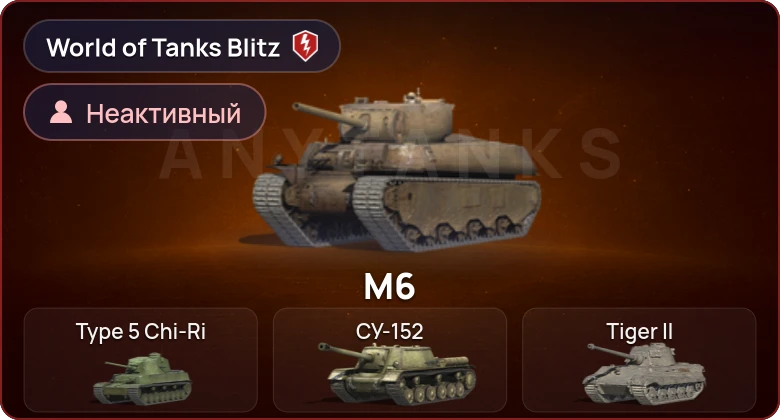 World of Tanks Blitz — Неактив | 0 Топов | 0 Премов 