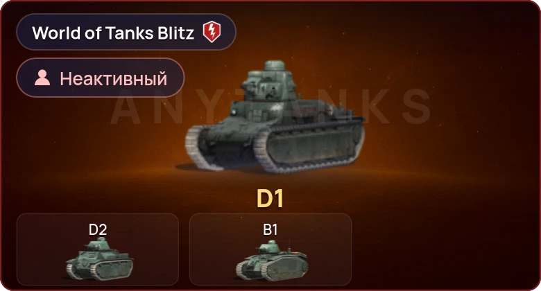 World of Tanks Blitz — Неактив | 1 Прем 