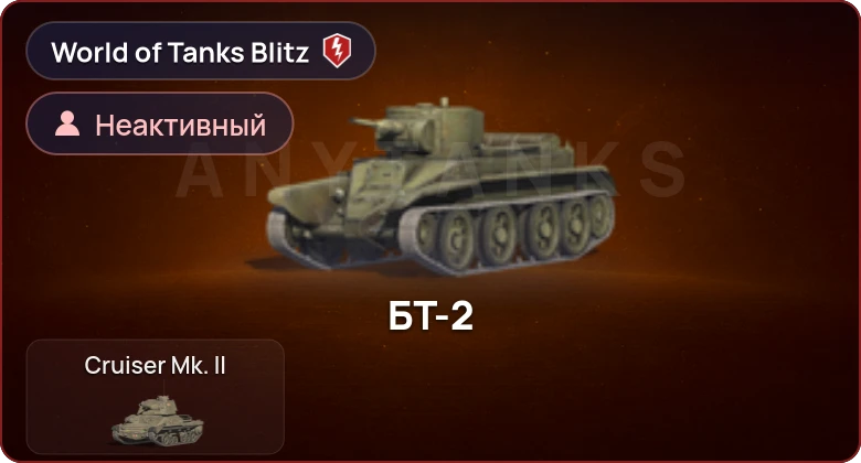 World of Tanks Blitz — Неактив | 0 Топов | 0 Премов 