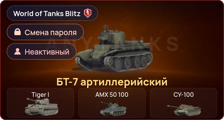 World of Tanks Blitz — Неактив | 1 Прем 