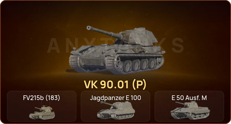 World of Tanks Blitz — 10 Топов | VK 90.01 (P) 