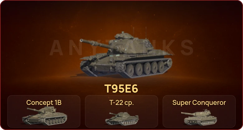 World of Tanks Blitz — Неактив | 23 Топа | 121B | Carro da Combattimento 45t | Strv K | T95E6 