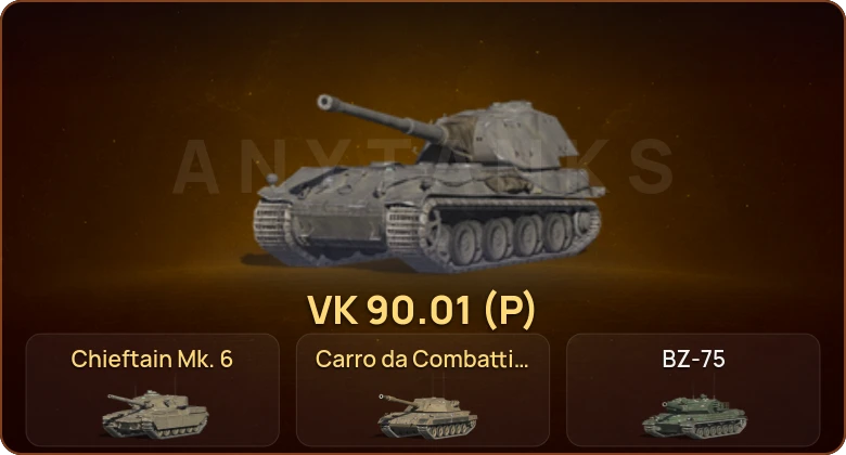 World of Tanks Blitz — 48 Топов | Carro da Combattimento 45t | Chieftain Mk. 6 | VK 90.01 (P) 