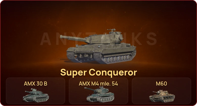 World of Tanks Blitz — Неактив | 17 Топов | AMX M4 mle. 54 | 121B | AMX 30 B | Объект 907 