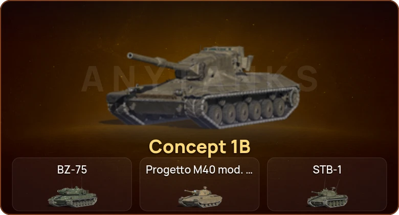 World of Tanks Blitz — 22 Топа | Concept 1B 