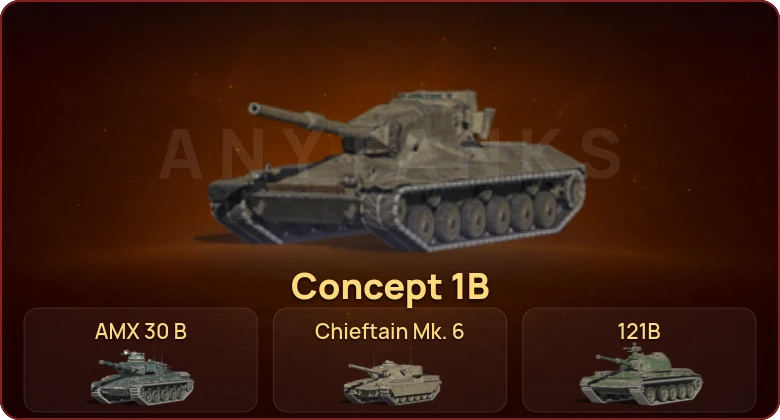 World of Tanks Blitz — Неактив | 30 Топов | 121B | Уничтожитель | AMX 30 B | Chieftain Mk. 6 