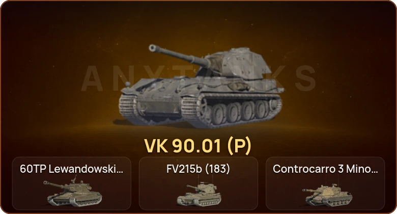 World of Tanks Blitz — 7 Топов | VK 90.01 (P) 