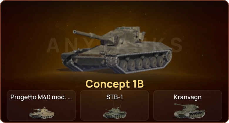 World of Tanks Blitz — 23 Топа | Concept 1B 