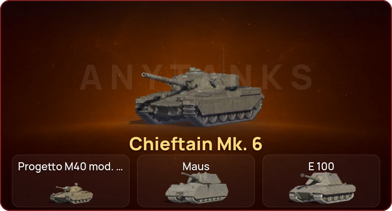 World of Tanks Blitz — Неактив | 9 Топов | Chieftain Mk. 6 