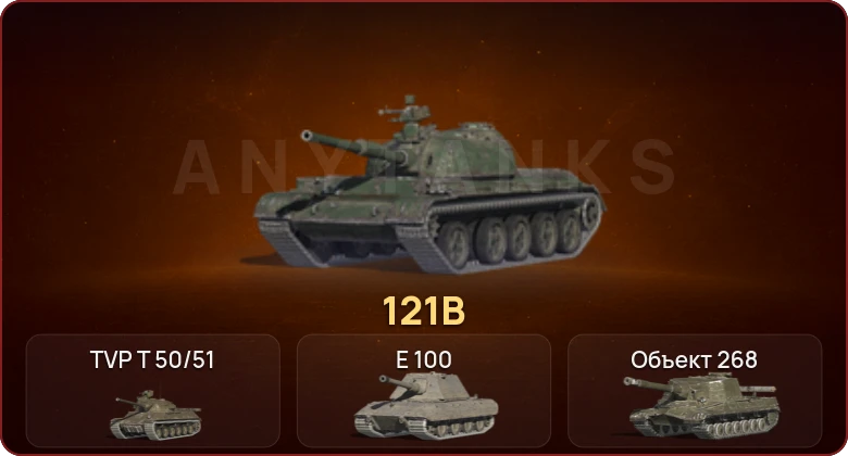 World of Tanks Blitz — Неактив | 6 Топов | 121B 