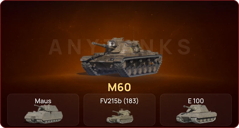 World of Tanks Blitz — Неактив | 12 Топов | M60 