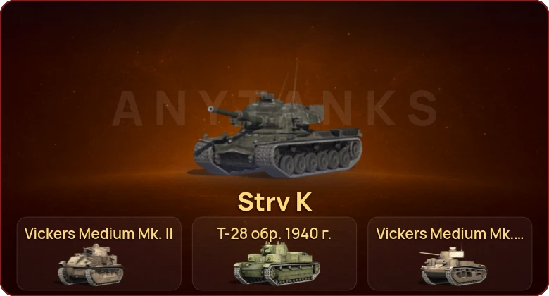 World of Tanks Blitz — Неактив | 1 Топ | Strv K 