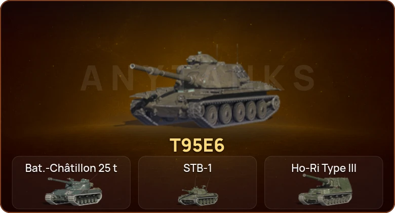 World of Tanks Blitz — 18 Топов | T95E6 