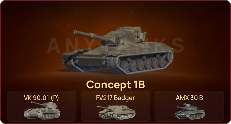 World of Tanks Blitz — Неактив | 19 Топов | AMX 30 B | Объект 907 | FV217 Badger | VK 90.01 (P) 