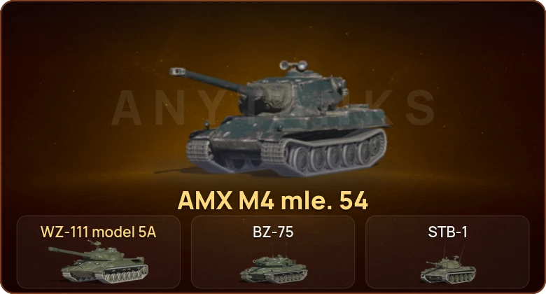 World of Tanks Blitz — 20 Топов | AMX M4 mle. 54 | WZ-111 model 5A 