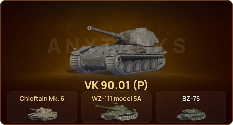 World of Tanks Blitz — 16 Топов | Chieftain Mk. 6 | WZ-111 model 5A | VK 90.01 (P)  | Смена пароля