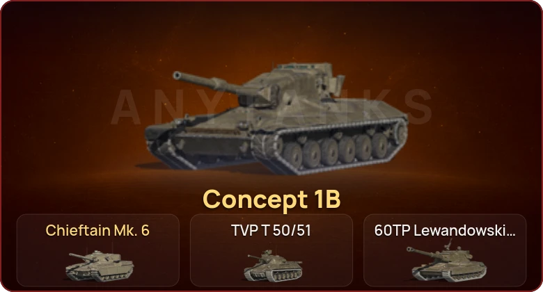 World of Tanks Blitz — Неактив | 8 Топов | Chieftain Mk. 6 | Concept 1B 