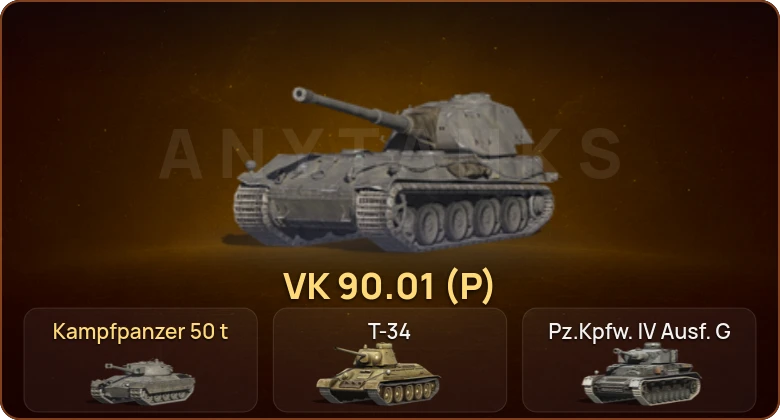 World of Tanks Blitz — 2 Топа | VK 90.01 (P) | Kampfpanzer 50 t 