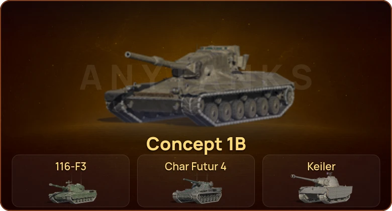 World of Tanks Blitz — 2 Топа | Concept 1B 