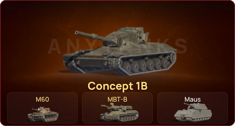 World of Tanks Blitz — Неактив | 5 Топов | MBT-B | M60 | Concept 1B | Уничтожитель  | Смена пароля