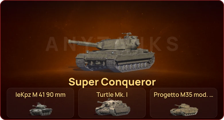 World of Tanks Blitz — Неактив | 1 Топ | Super Conqueror  | Смена пароля