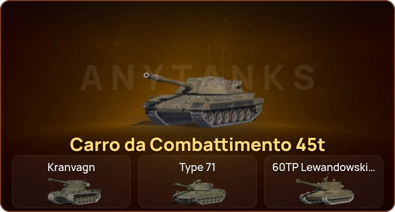 World of Tanks Blitz — 8 Топов | Carro da Combattimento 45t 