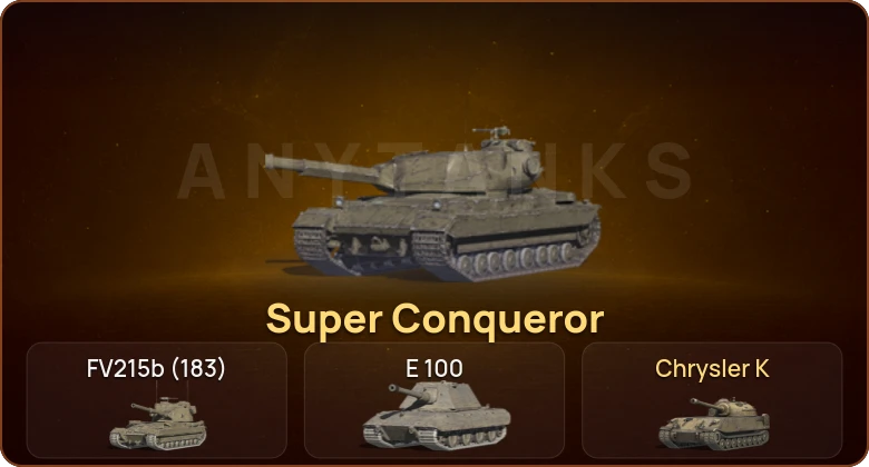 World of Tanks Blitz — 3 Топа | Super Conqueror 