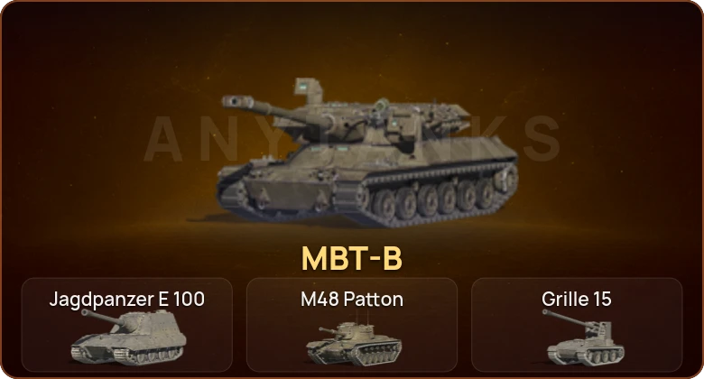 World of Tanks Blitz — 4 Топа | MBT-B | Уничтожитель  | Смена пароля