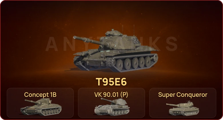 World of Tanks Blitz — Неактив | 55 Топов | Крушитель | Strv K | FV217 Badger | T95E6 