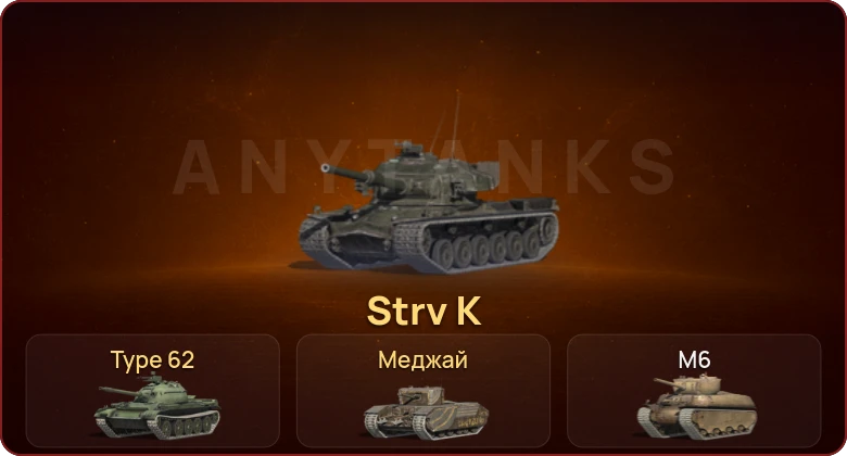 World of Tanks Blitz — Неактив | 1 Топ | Strv K 