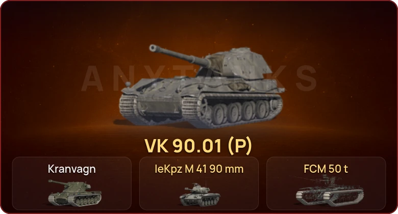 World of Tanks Blitz — Неактив | 2 Топа | VK 90.01 (P) 