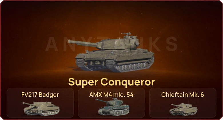 World of Tanks Blitz — Неактив | 30 Топов | AMX M4 mle. 54 | Carro da Combattimento 45t | Chieftain Mk. 6 | FV217 Badger 
