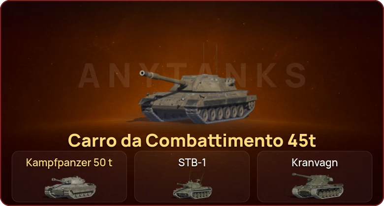 World of Tanks Blitz — Неактив | 10 Топов | Carro da Combattimento 45t | Kampfpanzer 50 t 