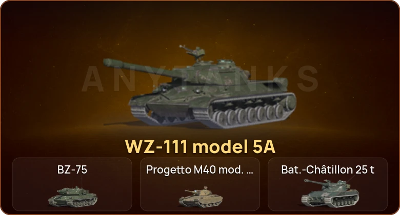 World of Tanks Blitz — 34 Топа | Крушитель | WZ-111 model 5A 