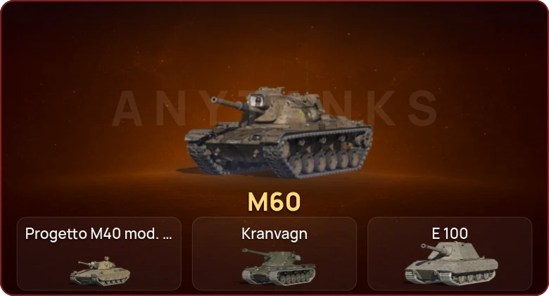 World of Tanks Blitz — Неактив | 6 Топов | M60 