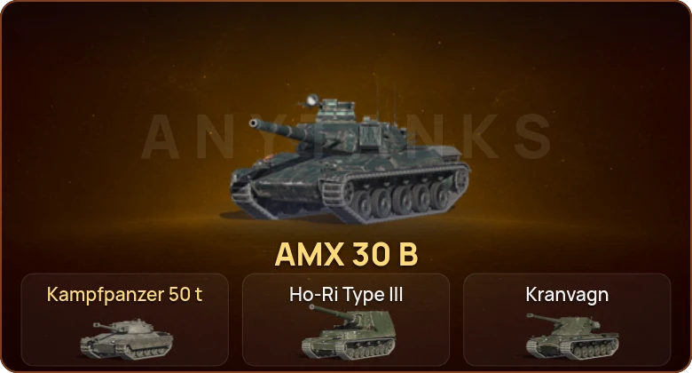 World of Tanks Blitz — 10 Топов | Kampfpanzer 50 t | AMX 30 B | Крушитель  | Смена пароля