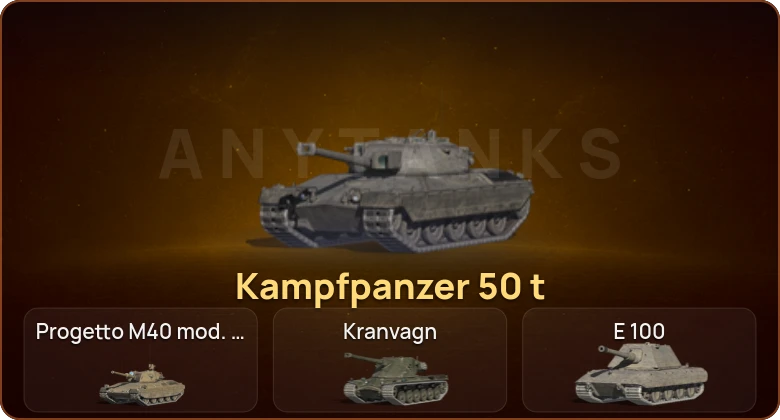 World of Tanks Blitz — 9 Топов | Kampfpanzer 50 t | Крушитель  | Смена пароля