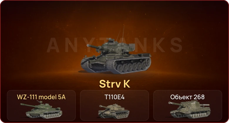 World of Tanks Blitz — Неактив | 5 Топов | WZ-111 model 5A | Strv K 