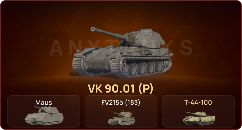 World of Tanks Blitz — Неактив | 3 Топа | VK 90.01 (P) 