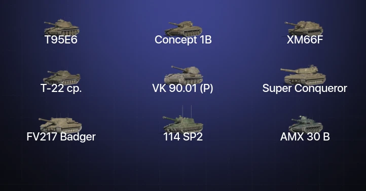 Танки Блиц — 75 Топов | T95E6 | Concept 1B | Объект 907 | Т-22 ср. 